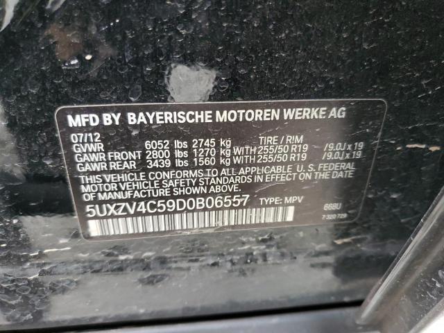 5UXZV4C59D0B06557 - 2013 BMW X5 XDRIVE35I BLACK photo 13