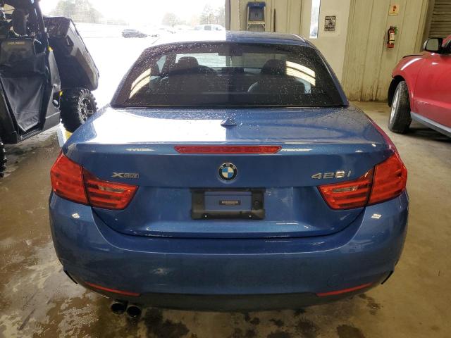 WBA3V9C50FP799253 - 2015 BMW 428 XI BLUE photo 6