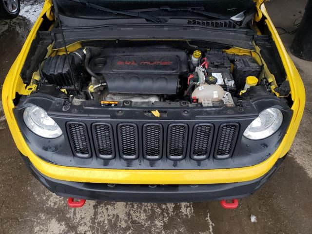 ZACCJBCT0GPD67108 - 2016 JEEP RENEGADE TRAILHAWK YELLOW photo 11