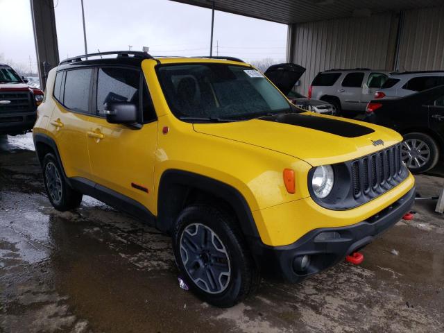 ZACCJBCT0GPD67108 - 2016 JEEP RENEGADE TRAILHAWK YELLOW photo 4