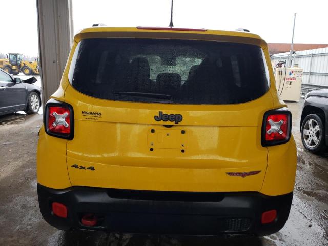 ZACCJBCT0GPD67108 - 2016 JEEP RENEGADE TRAILHAWK YELLOW photo 6