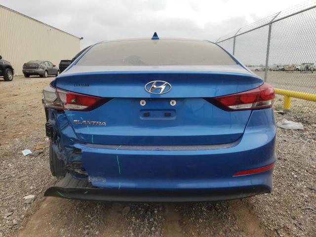 5NPD84LF2HH204590 - 2017 HYUNDAI ELANTRA SE BLUE photo 6