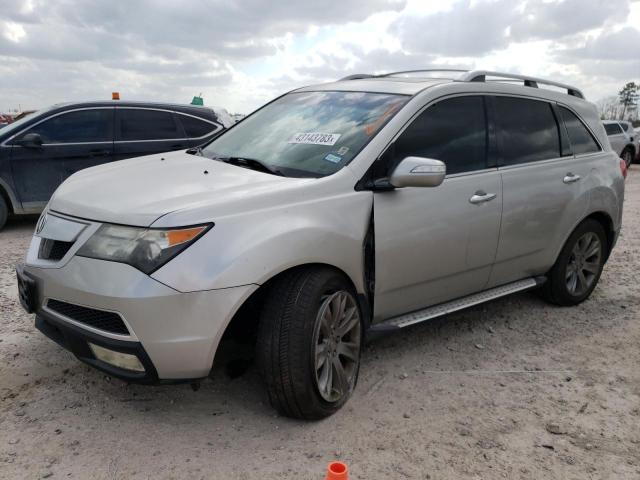 2HNYD2H86DH501502 - 2013 ACURA MDX ADVANCE SILVER photo 1