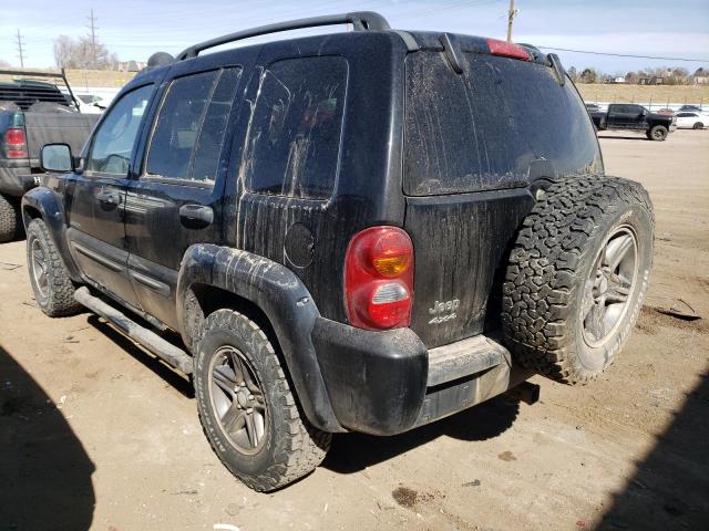 1J4GL38K94W163868 - 2004 JEEP LIBERTY RENEGADE BLACK photo 2