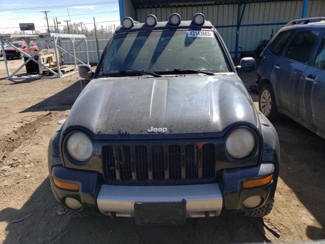 1J4GL38K94W163868 - 2004 JEEP LIBERTY RENEGADE BLACK photo 5