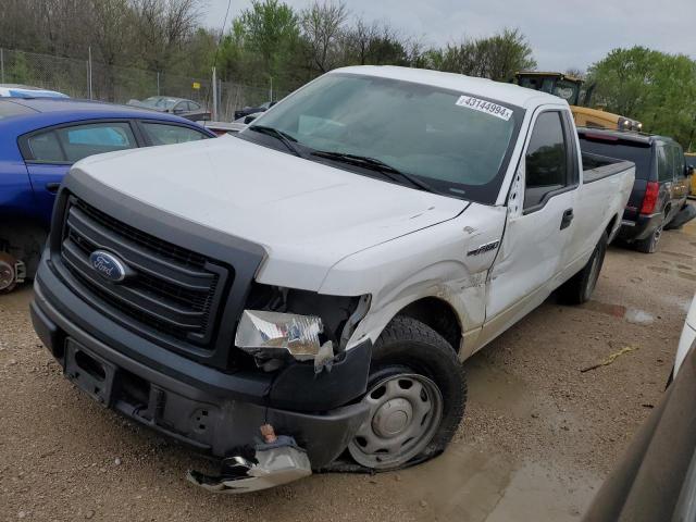 1FTMF1CMXDKG22247 - 2013 FORD F150 WHITE photo 1