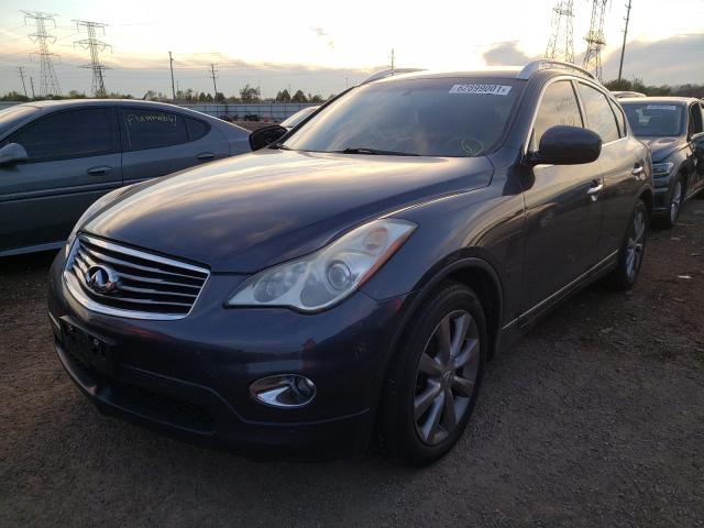JN1AJ0HRXAM755416 - 2010 INFINITI EX35 BASE Մոխրագույն լուսանկար 2