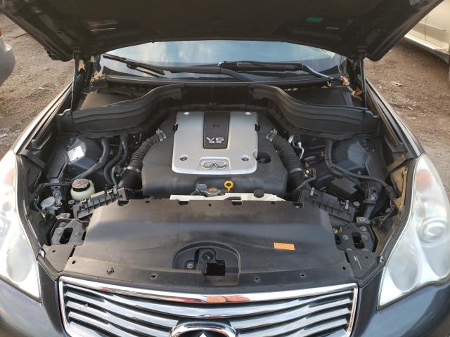 JN1AJ0HRXAM755416 - 2010 INFINITI EX35 BASE Մոխրագույն լուսանկար 7