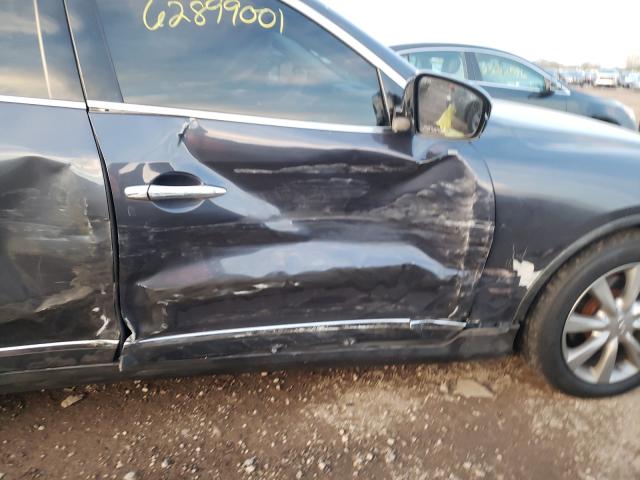 JN1AJ0HRXAM755416 - 2010 INFINITI EX35 BASE Մոխրագույն լուսանկար 9