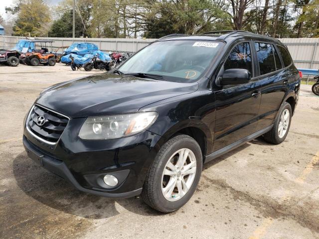 5XYZH4AG5BG046522 - 2011 HYUNDAI SANTA FE SE BLACK photo 1