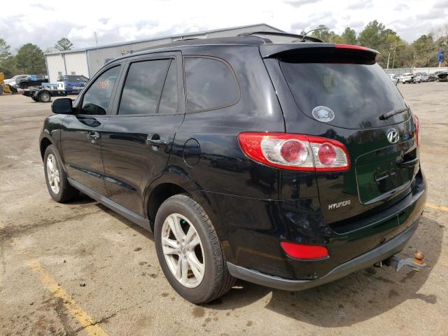 5XYZH4AG5BG046522 - 2011 HYUNDAI SANTA FE SE BLACK photo 2