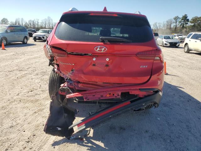 5NMS44AL2NH435624 - 2022 HYUNDAI SANTA FE LIMITED RED photo 6