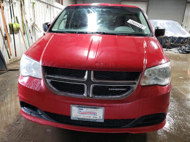 2C4RDGBG9CR157227 - 2012 DODGE GRAND CARA SE RED photo 5