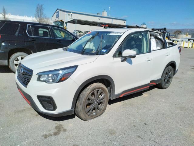 JF2SKAJC8KH575700 - 2019 SUBARU FORESTER SPORT WHITE photo 1