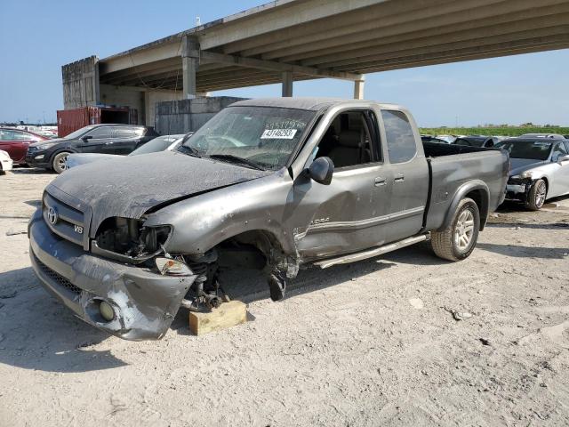 5TBBT48153S373775 - 2003 TOYOTA TUNDRA ACCESS CAB LIMITED GRAY photo 1