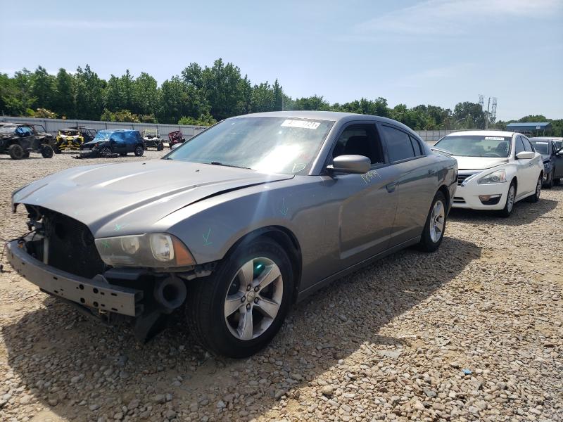 2C3CDXBG8CH185455 - 2012 DODGE CHARGER SE GRAY photo 2