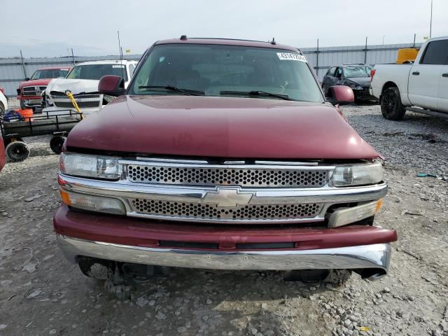 1GNEK13T45J159317 - 2005 CHEVROLET TAHOE K1500 MAROON photo 5