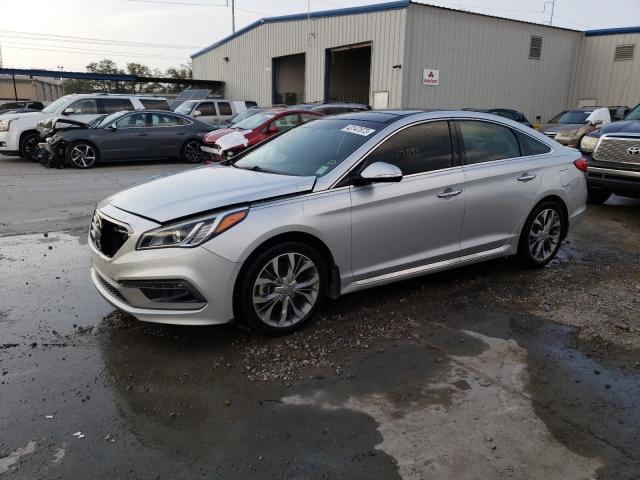 5NPE34AB4FH155070 - 2015 HYUNDAI SONATA SPORT SILVER photo 1