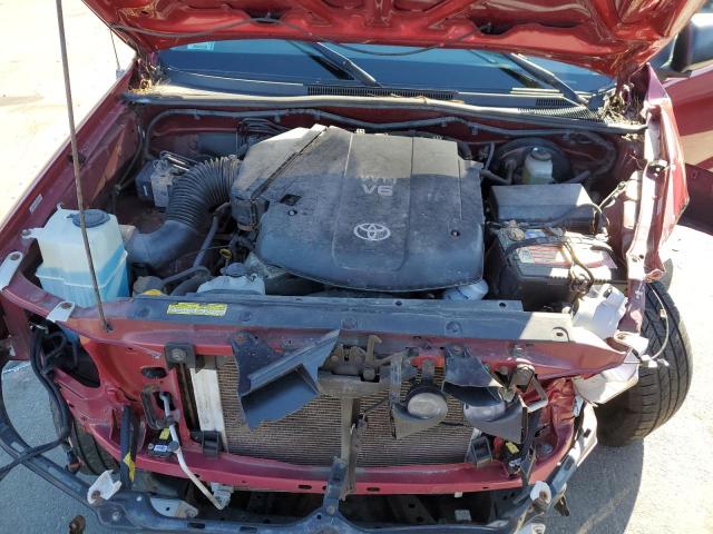 5TEUU42N37Z439645 - 2007 TOYOTA TACOMA ACCESS CAB წითელი ფოტო 11