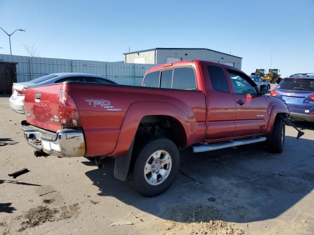 5TEUU42N37Z439645 - 2007 TOYOTA TACOMA ACCESS CAB RED photo 3