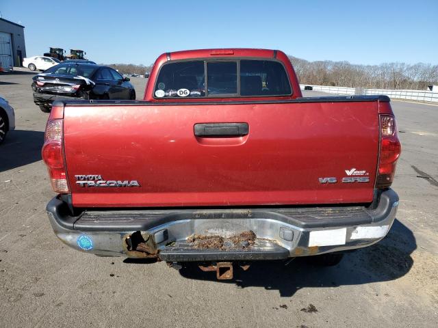 5TEUU42N37Z439645 - 2007 TOYOTA TACOMA ACCESS CAB წითელი ფოტო 6