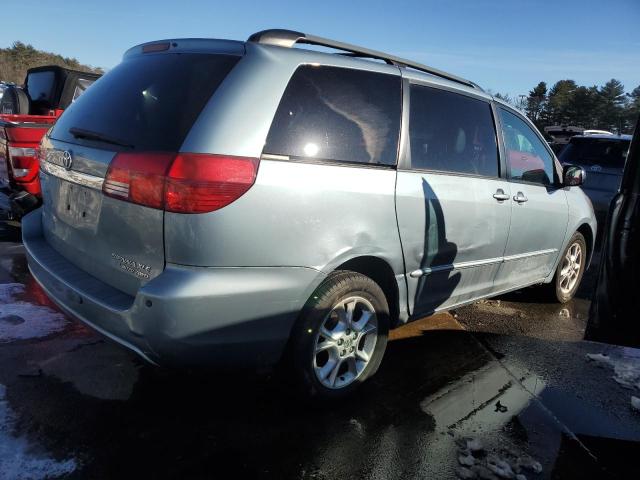 5TDBA22C44S026855 - 2004 TOYOTA SIENNA XLE BLUE photo 3