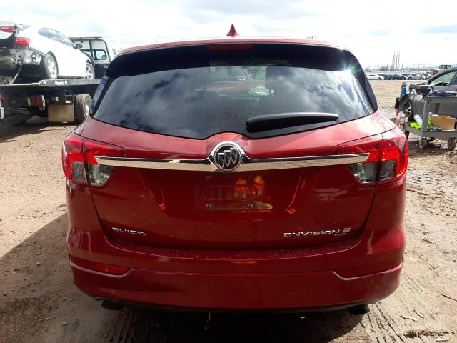 LRBFXFSX6GD199138 - 2016 BUICK ENVISION PREMIUM RED photo 6