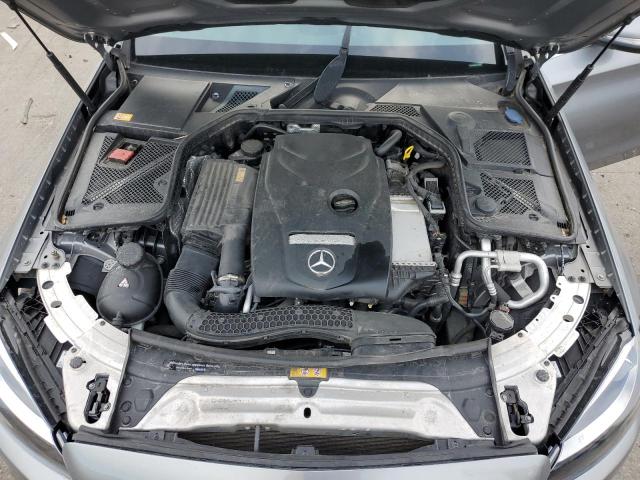 55SWF4KBXFU059869 - 2015 MERCEDES-BENZ C 300 4MATIC SILVER photo 11