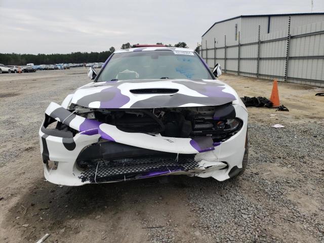 2C3CDXCT7KH630052 - 2019 DODGE CHARGER R/T WHITE photo 5