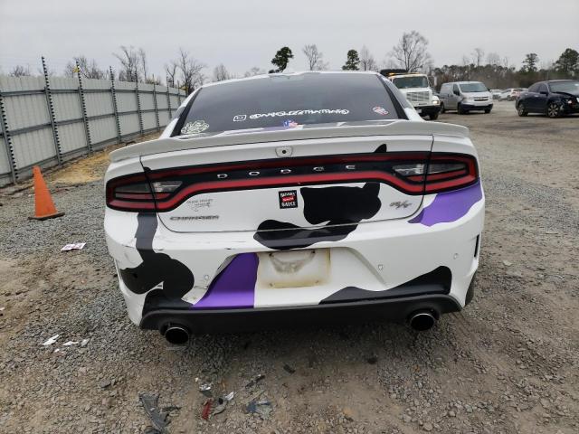 2C3CDXCT7KH630052 - 2019 DODGE CHARGER R/T WHITE photo 6