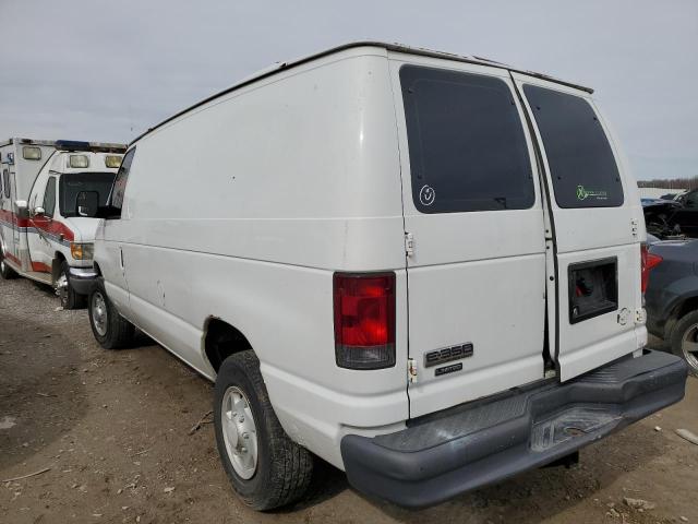 1FTSE34L57DA79121 - 2007 FORD ECONOLINE E350 SUPER DUTY VAN WHITE photo 2