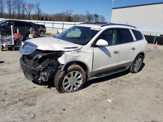 5GAKRCED0BJ137336 - 2011 BUICK ENCLAVE CXL WHITE photo 1