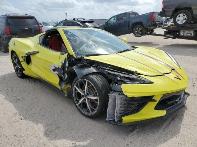 1G1YA2D42P5102222 - 2023 CHEVROLET CORVETTE S YELLOW photo 4