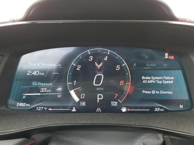 1G1YA2D42P5102222 - 2023 CHEVROLET CORVETTE STINGRAY 1LT YELLOW photo 9