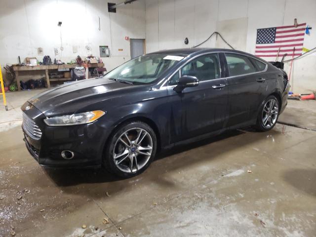 3FA6P0K98ER353620 - 2014 FORD FUSION TITANIUM BLACK photo 1