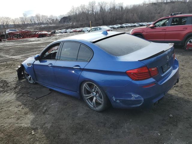 WBSFV9C5XED593916 - 2014 BMW M5 BLUE photo 2