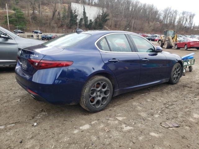 ZARFAEBN0H7548327 - 2017 ALFA ROMEO GIULIA BLUE photo 3