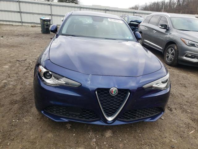 ZARFAEBN0H7548327 - 2017 ALFA ROMEO GIULIA BLUE photo 5