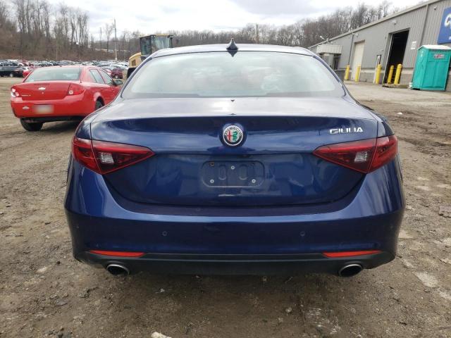 ZARFAEBN0H7548327 - 2017 ALFA ROMEO GIULIA BLUE photo 6