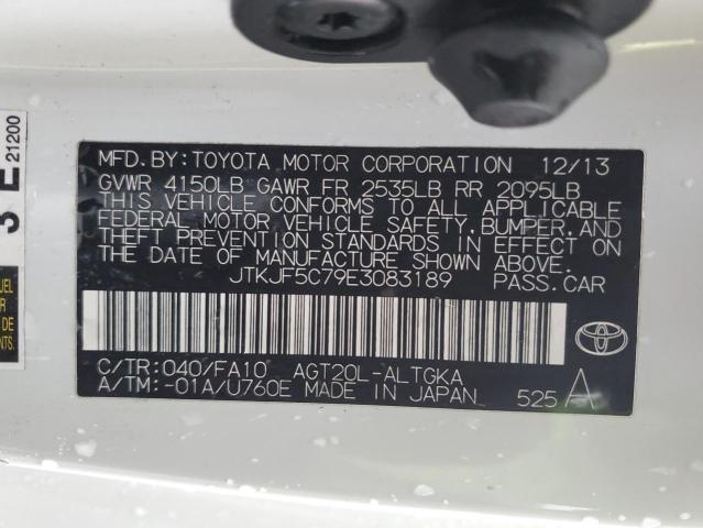 JTKJF5C79E3083189 - 2014 TOYOTA SCION TC Ağ foto 12