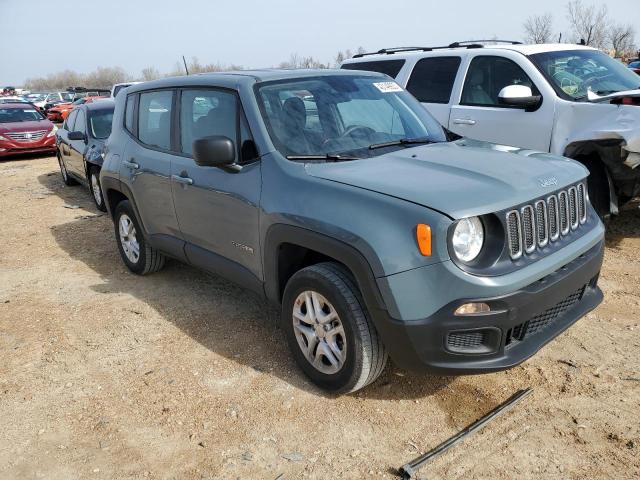 ZACCJBAB4JPJ57173 - 2018 JEEP RENEGADE S GRAY photo 4