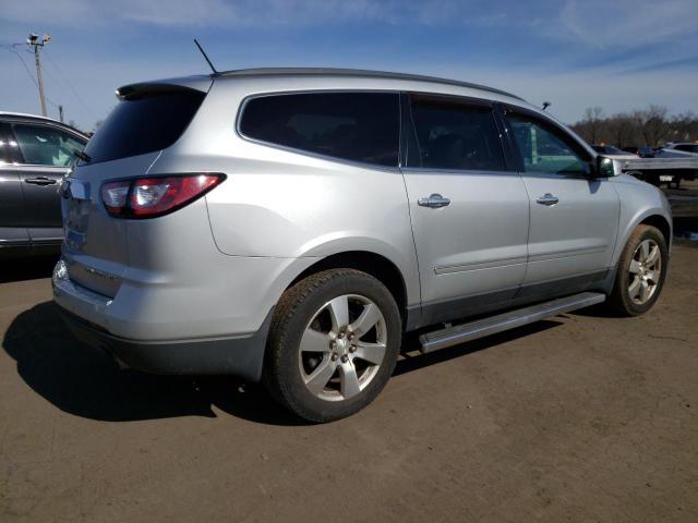 1GNKRJKD2EJ202402 - 2014 CHEVROLET TRAVERSE LTZ SILVER photo 3