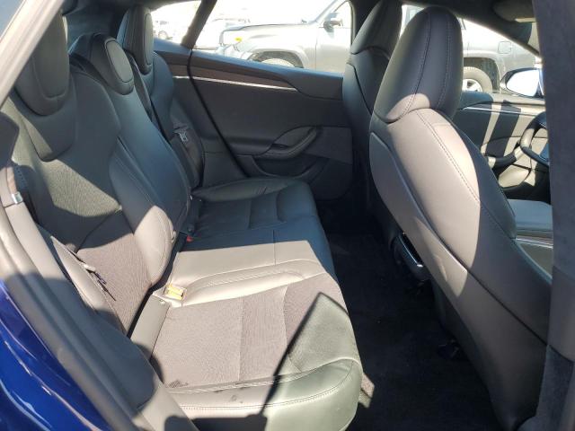 5YJSA1E51NF464682 - 2022 TESLA MODEL S Կապույտ լուսանկար 10