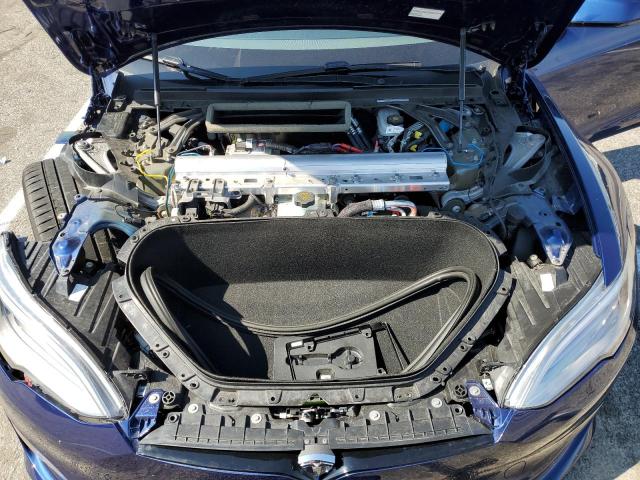 5YJSA1E51NF464682 - 2022 TESLA MODEL S Կապույտ լուսանկար 11