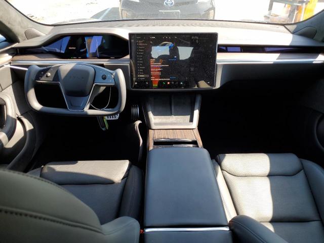 5YJSA1E51NF464682 - 2022 TESLA MODEL S Կապույտ լուսանկար 8