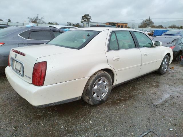 1G6KD54Y81U105375 - 2001 CADILLAC DEVILLE WHITE photo 3