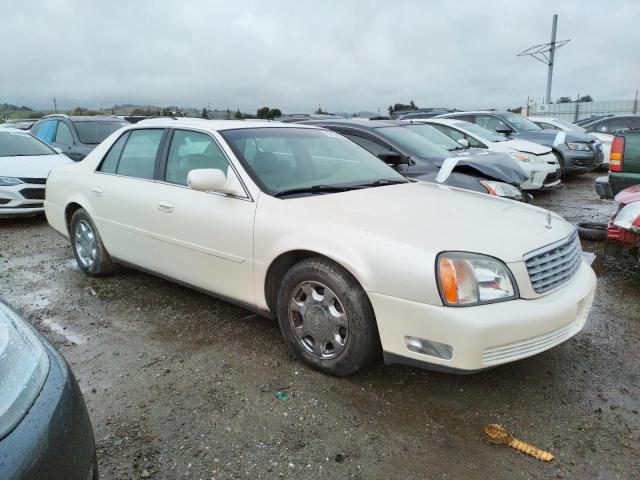 1G6KD54Y81U105375 - 2001 CADILLAC DEVILLE WHITE photo 4