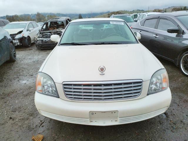 1G6KD54Y81U105375 - 2001 CADILLAC DEVILLE WHITE photo 5