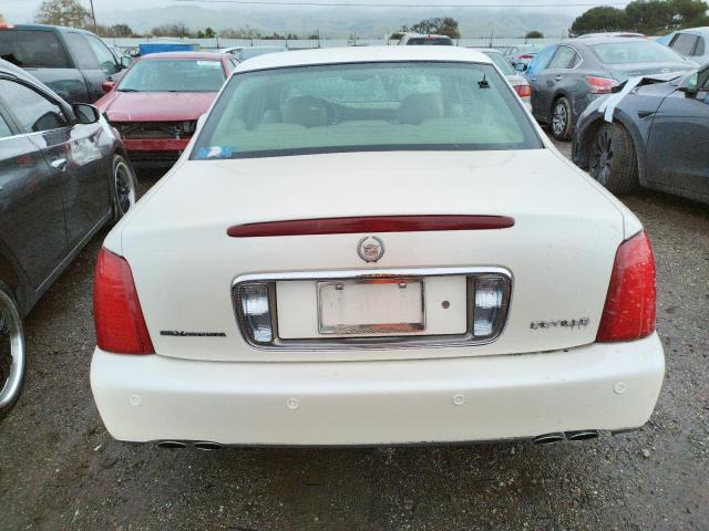 1G6KD54Y81U105375 - 2001 CADILLAC DEVILLE WHITE photo 6