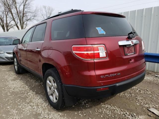 5GZER23D09J139184 - 2009 SATURN OUTLOOK XR BURGUNDY photo 2